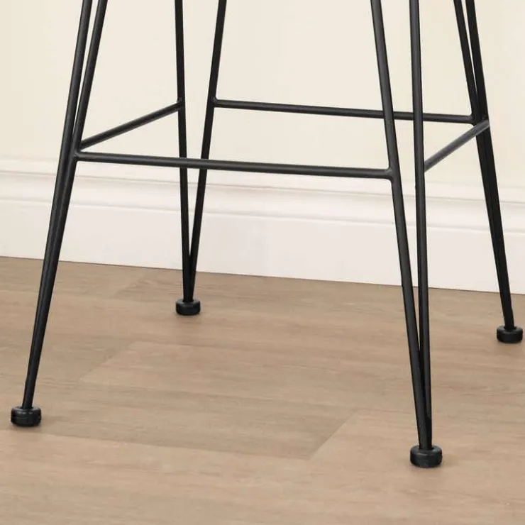 Meubles South Shore Rattan Counter Stool With Armrests. Set Of 2 - South Shore Rattan and Black New