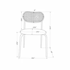Meubles South Shore Rattan Dining Chair - Set Of 2 - South Shore Black New