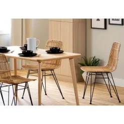 Meubles South Shore Rattan Dining Chair. Set Of 2 - South Shore Rattan and Black Sale