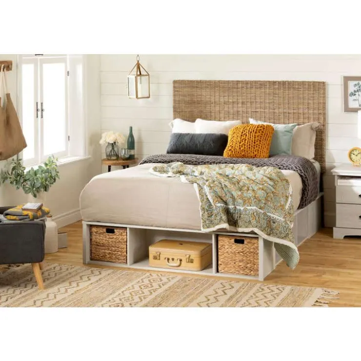 Meubles South Shore Rattan Headboard (54") - South Shore Orange Discount