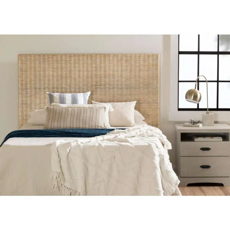 Meubles South Shore Rattan Headboard (60") - South Shore White Online