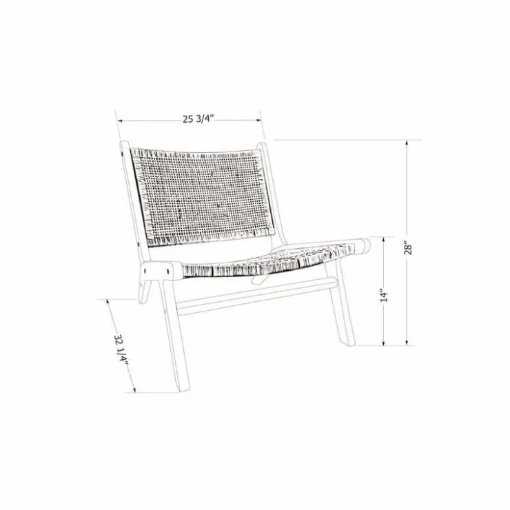 Meubles South Shore Lounge Chair Rattan Outlet