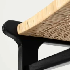 Meubles South Shore Rattan Lounge Chair Naturel et noir Outlet