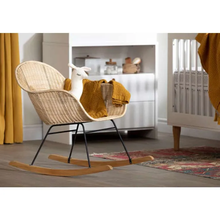 Meubles South Shore Rocking Chair RATTAN Clearance