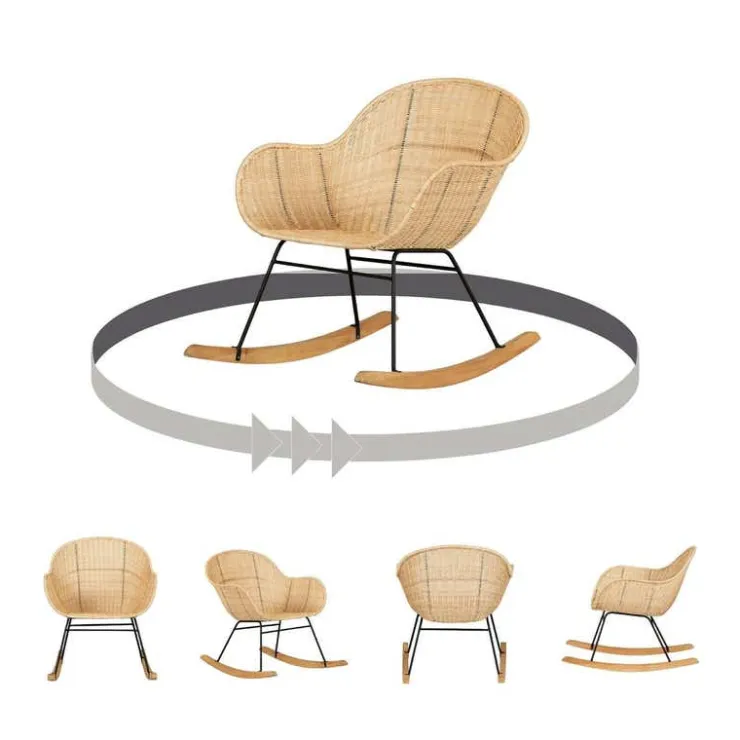 Meubles South Shore Rocking Chair RATTAN Clearance