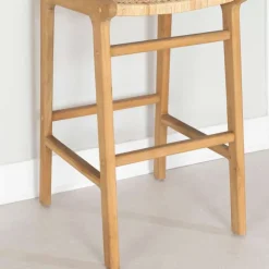 Meubles South Shore Rattan Stool - South Shore Natural Online