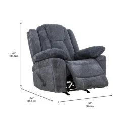 Recliner Grey Outlet