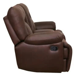 Reclining Loveseat with Console Brown Best