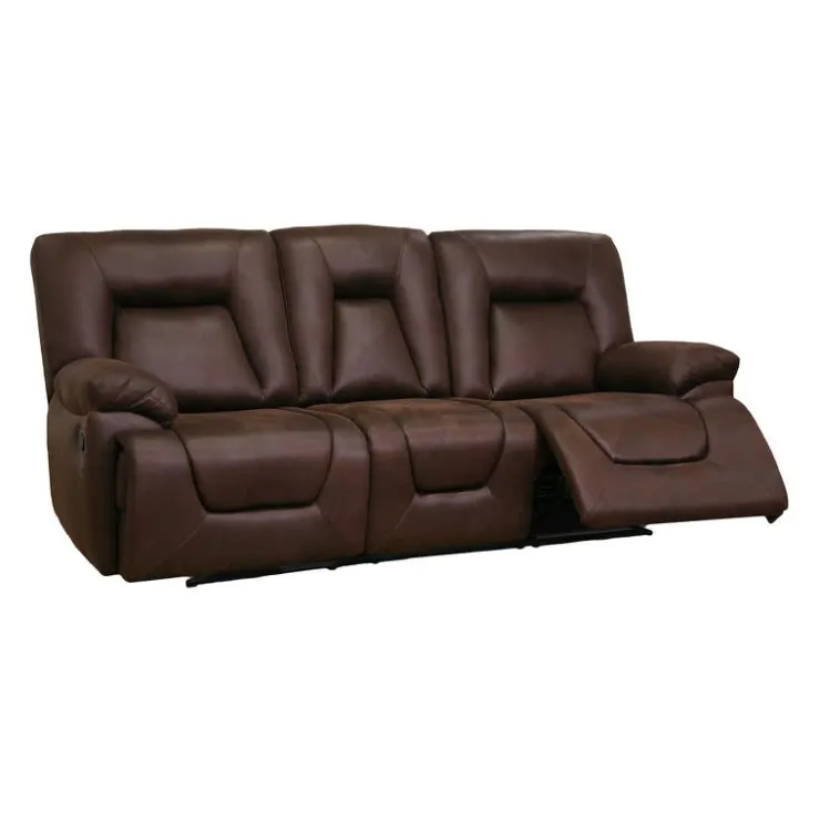 Reclining Sofa Brown Hot