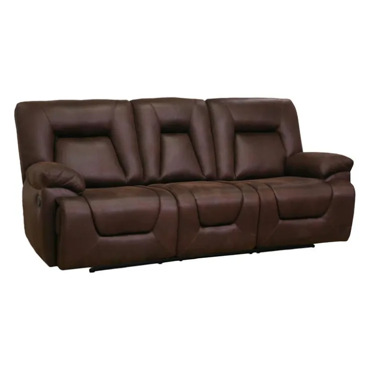 Reclining Sofa Brown Hot