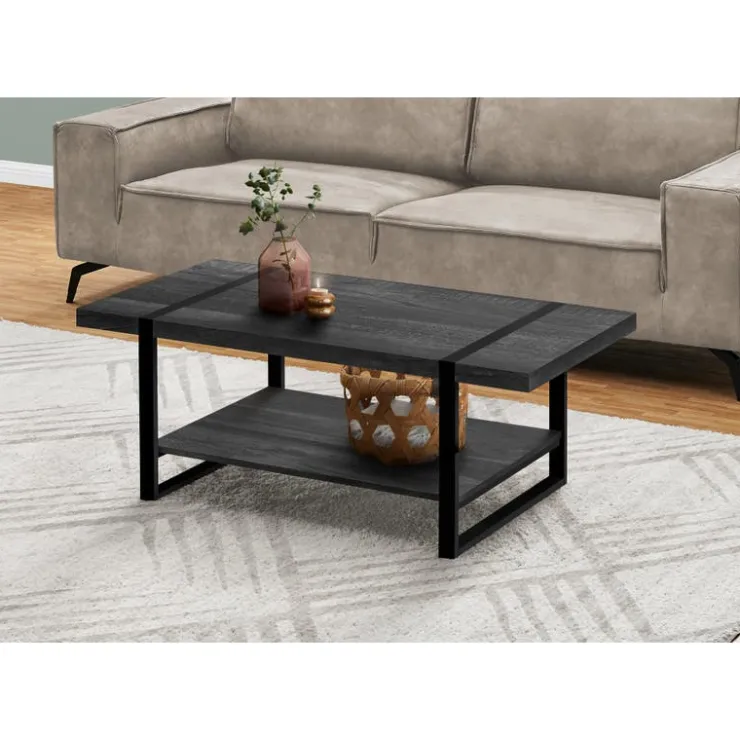 Monarch Rectangular Coffee Table - Black Sale