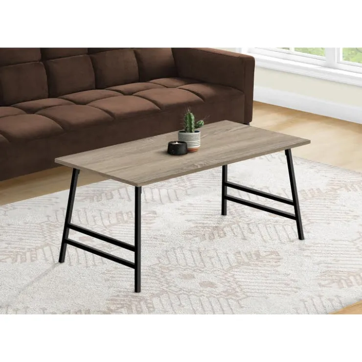 Monarch Rectangular Coffee Table - Dark Taupe New