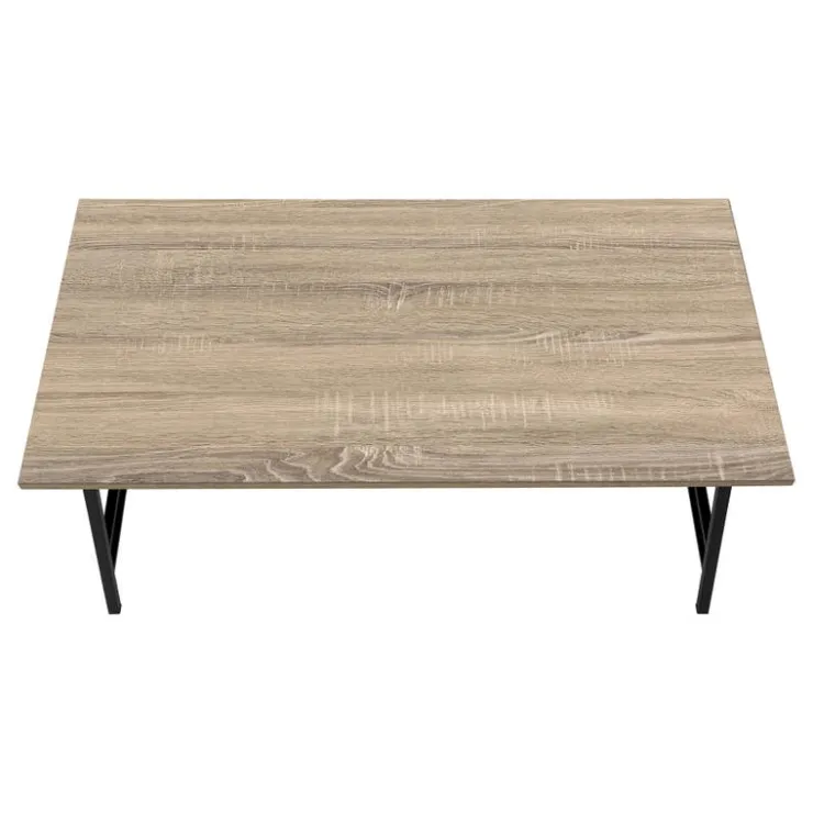 Monarch Rectangular Coffee Table - Dark Taupe New
