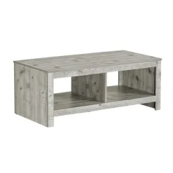 Monarch Rectangular Coffee Table with Storage 44" - Grey Best