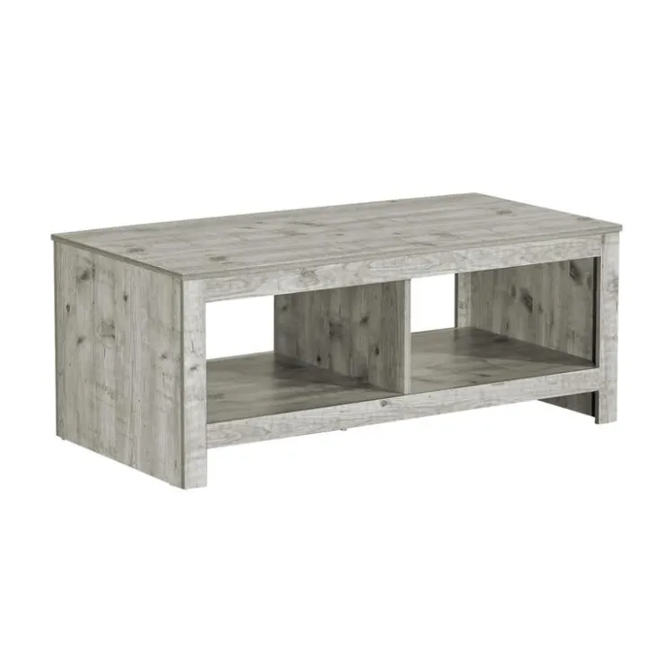 Monarch Rectangular Coffee Table with Storage 44" - Grey Best