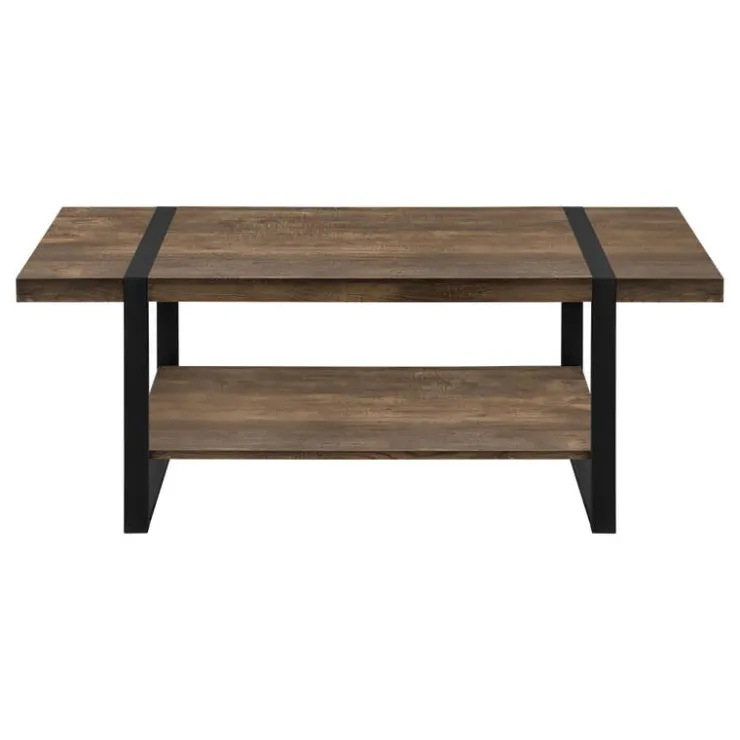 Monarch Rectangular Coffee Table - Brown Online