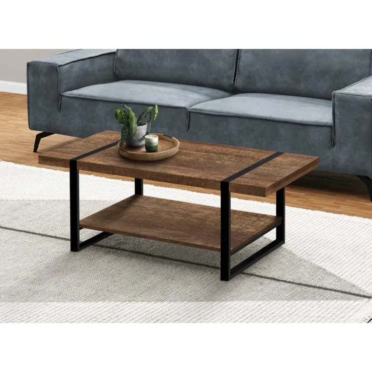 Monarch Rectangular Coffee Table - Brown Online