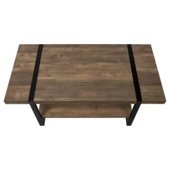 Monarch Rectangular Coffee Table - Brown Online