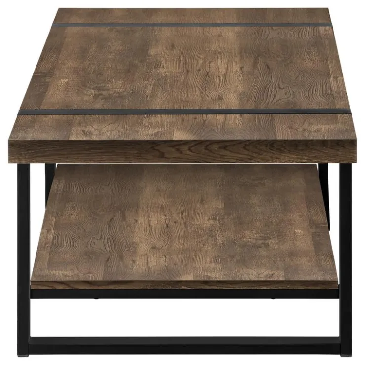 Monarch Rectangular Coffee Table - Brown Online