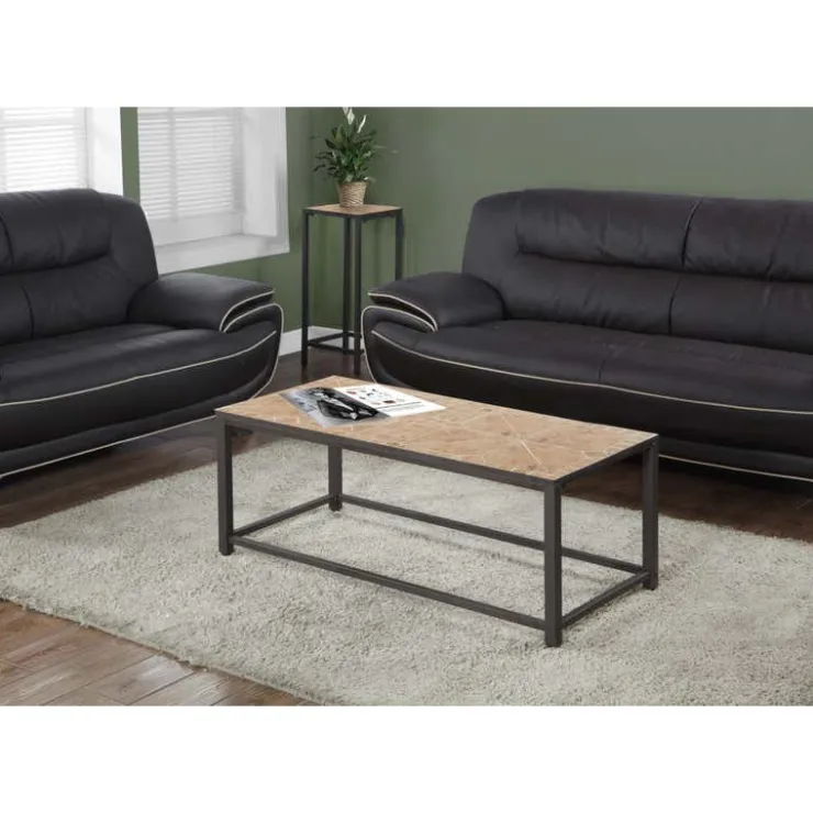 Monarch Rectangular Coffee Table - Brown Outlet