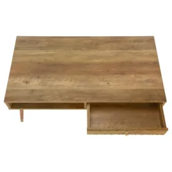 Monarch Rectangular Coffee Table with Storage - Walnut Sale