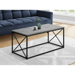 Monarch Rectangular Coffee Table - Grey New