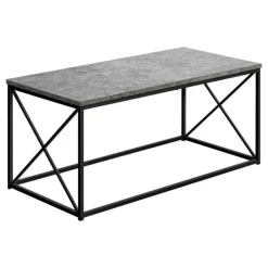 Monarch Rectangular Coffee Table - Grey New