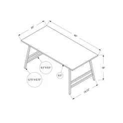 Monarch Rectangular Coffee Table - Grey