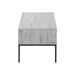 Monarch Rectangular Coffee Table with Storage - Grey Best