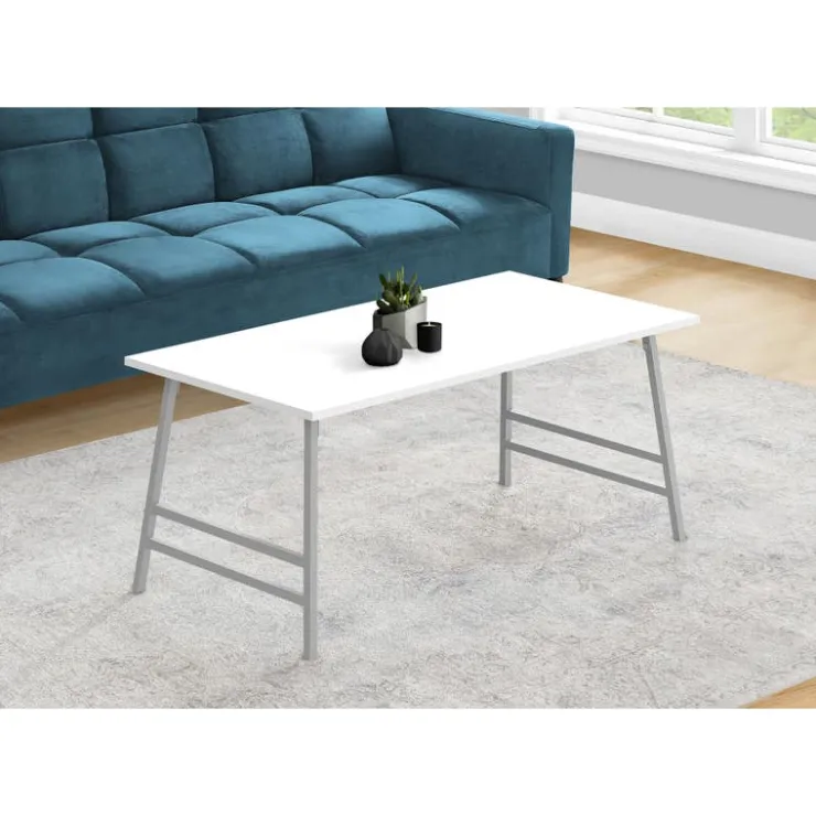 Monarch Rectangular Coffee Table - White Outlet