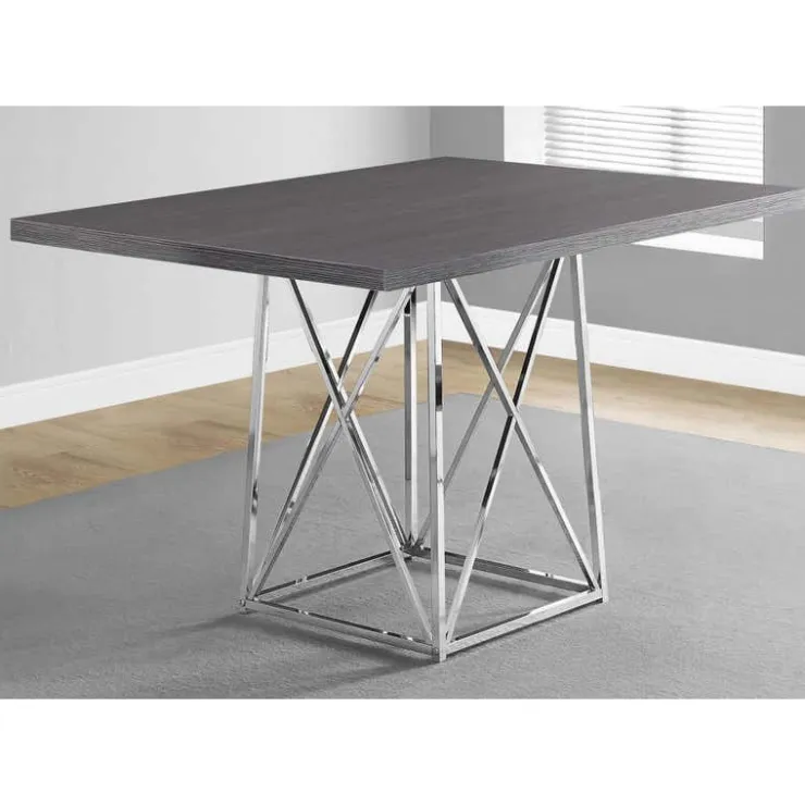 Monarch Rectangular Dining Table 48" - Grey
