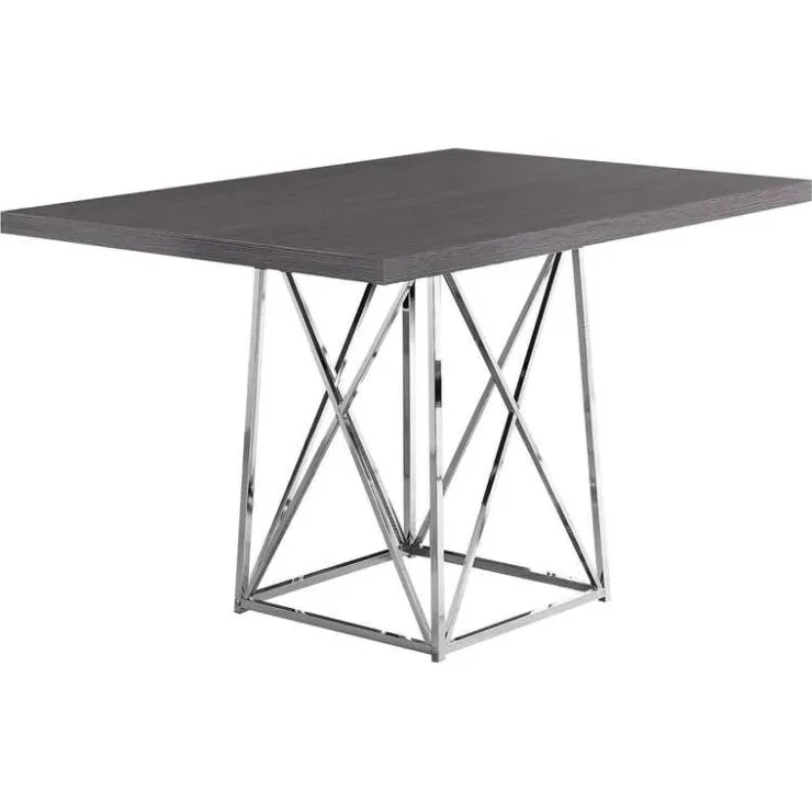 Monarch Rectangular Dining Table 48" - Grey