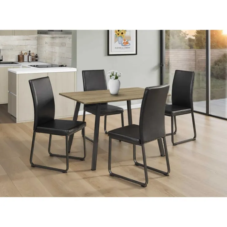 Monarch Rectangular Dining Table 48" - Dark Taupe Discount