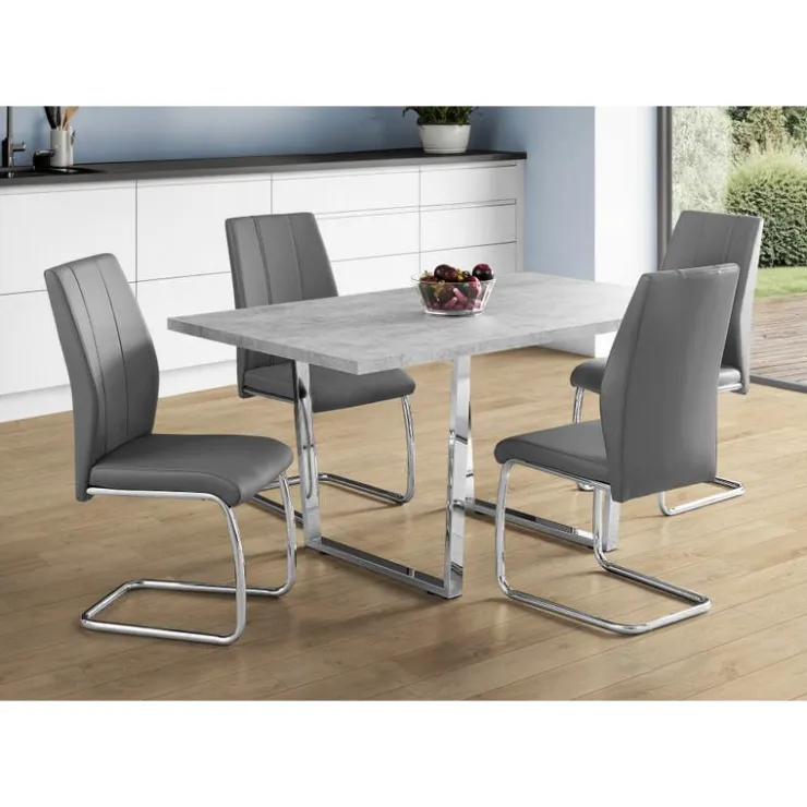Monarch Rectangular Dining Table 60" - Grey Hot