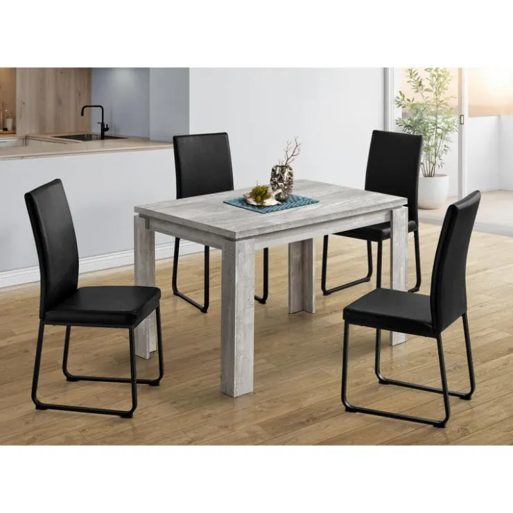 Monarch Rectangular Dining Table 48" Grey Best
