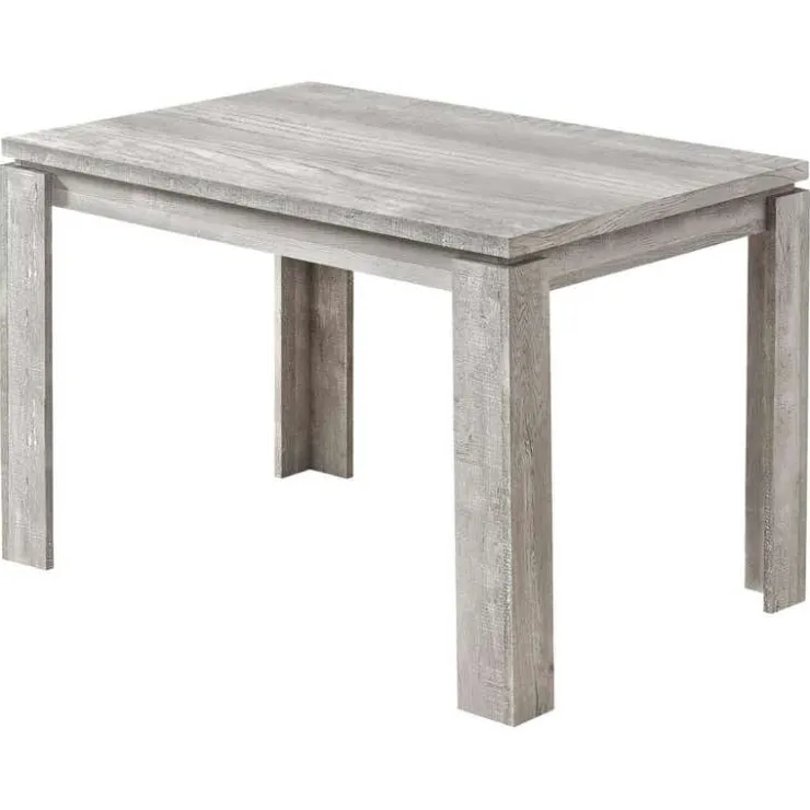 Monarch Rectangular Dining Table 48" Grey Best