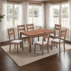 Rectangular Dining Table 60" Brown Discount