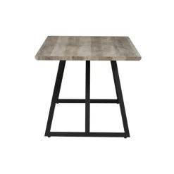 Rectangular Dining Table 71" Grey/Black New