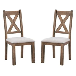 Rectangular Dining Table with 4 Chairs - Beige Brown/Beige Best