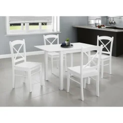 Monarch Rectangular Dining Table 48" - White New