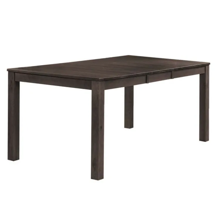 Arboit Poitras Rectangular Extendable Solid Wood Dining Table 54" to 70" SLATE Sale