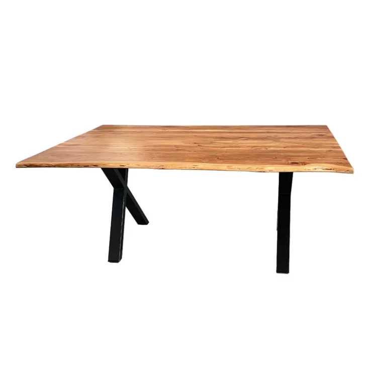 Rectangular Solid Wood Dining Table - 67" Acacia Best