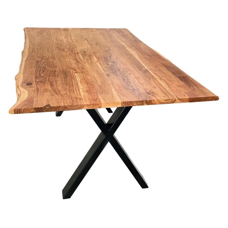 Rectangular Solid Wood Dining Table - 67" Acacia Best