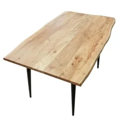 Rectangular Solid Wood Dining Table 58