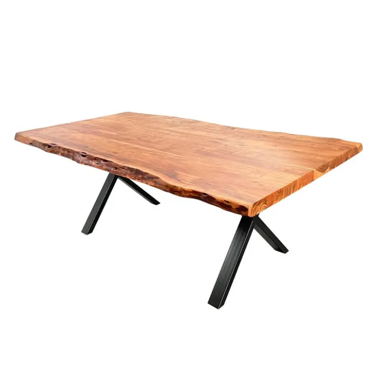 Rectangular Solid Wood Dining Table - 84" Acacia Best