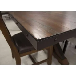 Rectangular Solid Wood Dining Table 79