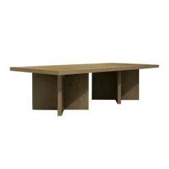 MEQ Rectangular X-Shaped Coffee Table SESAME Outlet