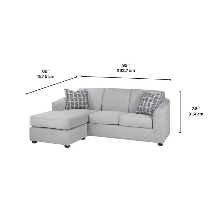 Sofa By Fancy Reversible Sectional White/Beige Best