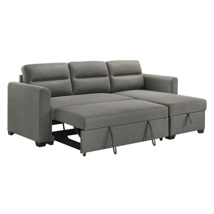 Reversible Sectional Bed with Storage - Grey Best