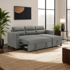 Reversible Sectional Bed with Storage - Grey Best